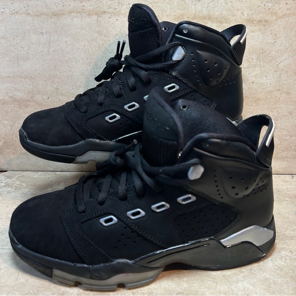 Size 8 Air Jordan 6-17-23 Black Metallic Silver‎ Mens DC7330 001 Shoes Sneakers